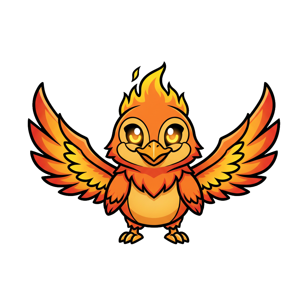 Phoenix mascot (we picked the style) — Auto