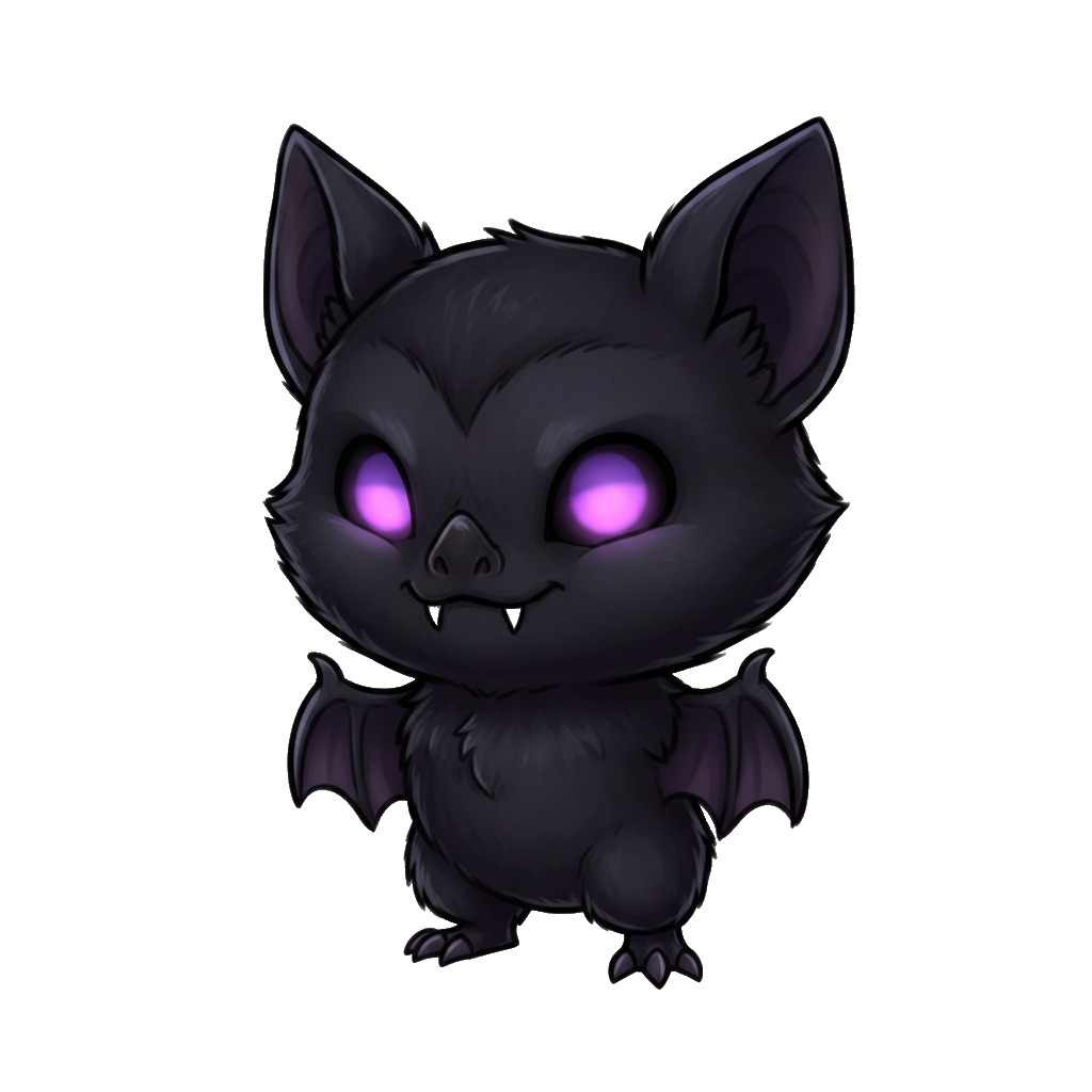 Spooky-cute vampire bat — Goth